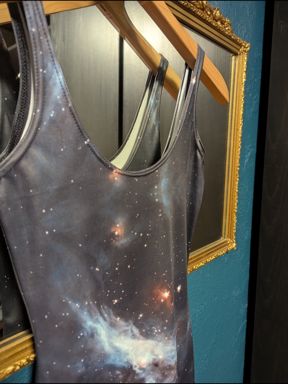 LAST CALL Blackmilk Australia Galaxy Scoop-Neck Bodycon Mini Dress - NASA Images - Picture 5 of 5